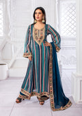Blue Noor Anarkali Set